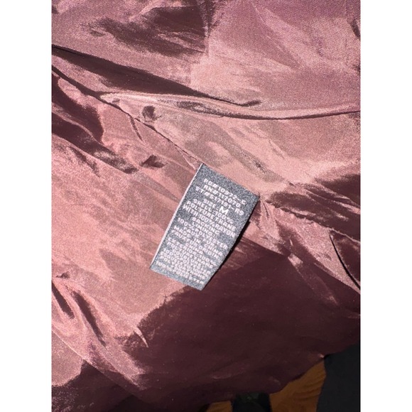 Therapy Faux Leather Brown Quilted Moto Jacket Women's‎ Medium - Picture 4 of 5